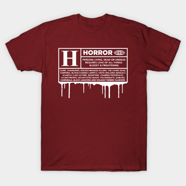 Horror Lover T-Shirt by AbundanceSeed